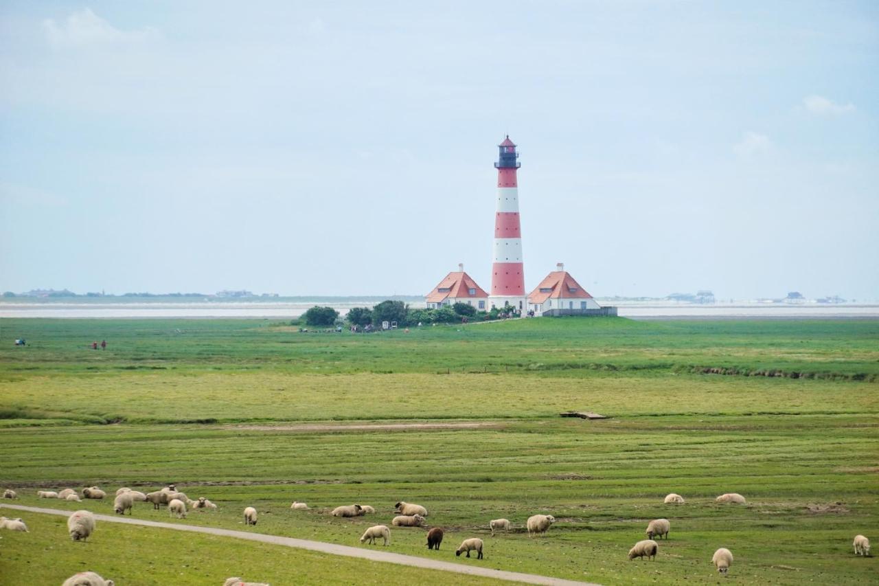 Moderne Kuestenbutze In Nordseenaehe Mildstedt Exteriör bild